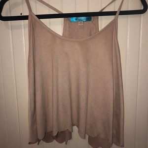 Francesca’s suede tank